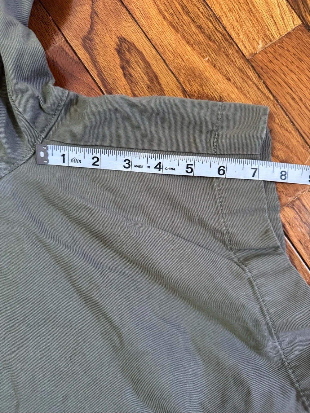J. Crew Men's Olive Flat-Front Chino Shorts